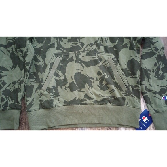 NWT Men's Champion AOP Global Explorer French Terry Men's Fleece Hoodie, Small - Picture 6 of 10